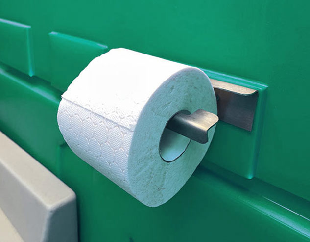 Держатель для туалетной бумаги внутри туалетной кабины «Эконом».