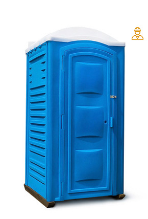 Туалетная кабина «Стандарт» — лучший вариант для строительных площадок.